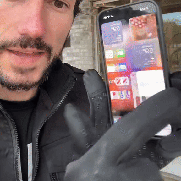 Nordiskkomfort™ – Vattentäta handskar med touchscreen-funktion